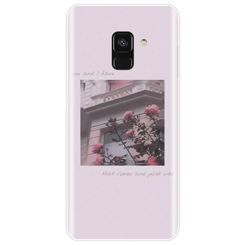 Эстетический Мягкий Силиконовый ТПУ чехол для Samsung Galaxy A5 A7 A8 2015 A3 2016 2017 A6