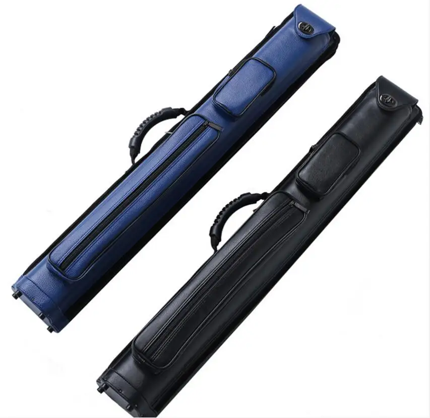 1/2 бильярдный кий PU чехол 6 и 8 отверстий синий и черный 85 см длина сумка для переноски с ремешком прочные аксессуары