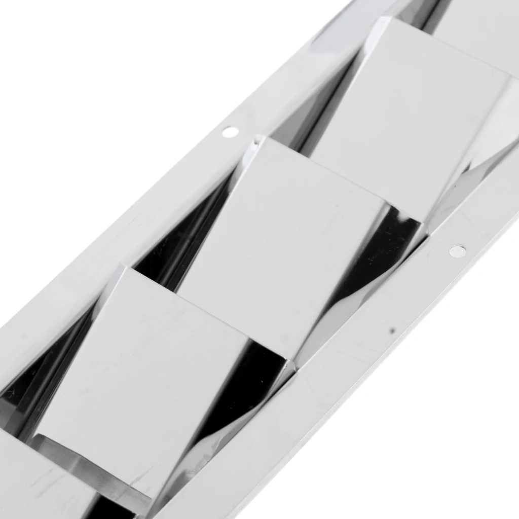 Durable 304 Stainless Steel Marine Boat Louver Air Vent 6 Slots Ventilation