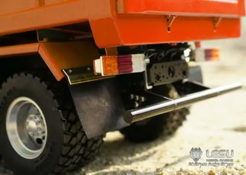 LESU RC HN 6*6 гидравлический самосвал 3 оси двигатель ESC DIY 1/14 TMY роспись THZH0468