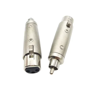 

RCA Male TO 3Pin XLR Female Adapter AV Male into XLR Female Audio Signal Transmission Balanced Converter For Amplifier Microph