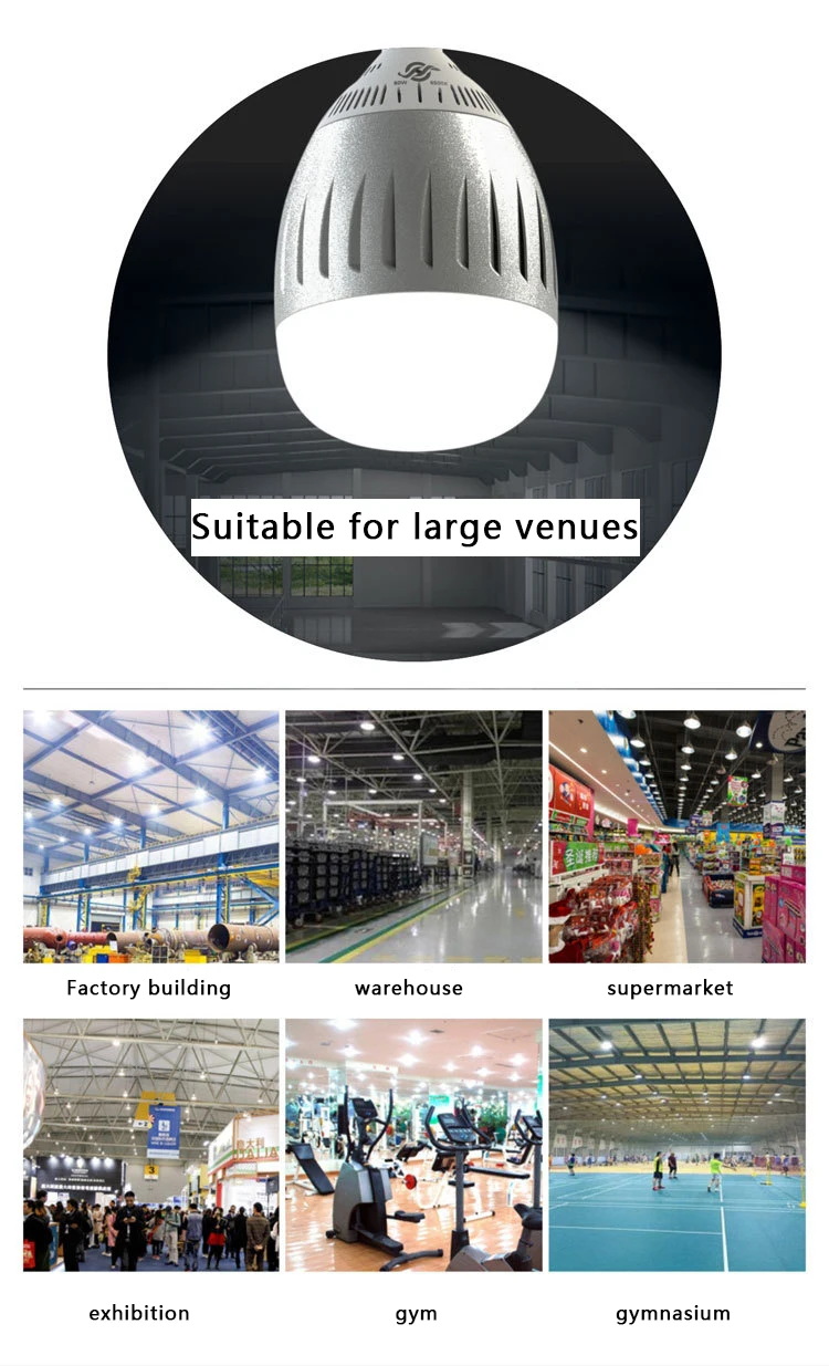 35W-90W High Power e27 led lamp Energy Saving led light 220V SMD 5730 led bulb for Home，Factory, stadium and large venue