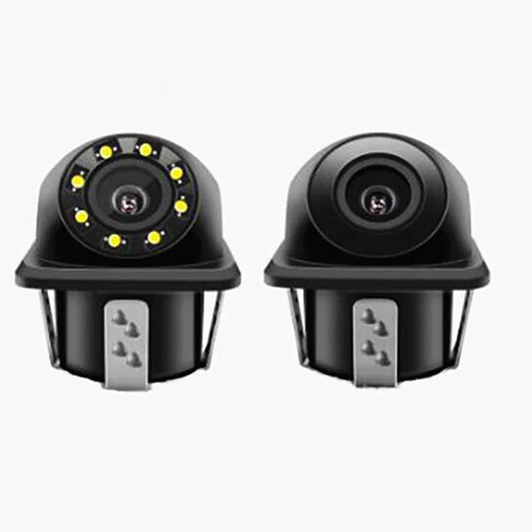 

Car Rear Camera Car Mounted Small Straw Hat Rearview Camera Punched Universal Starlight High-definition Night Vision Fisheye