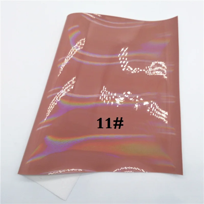 11 Glitterwishcome 21X29 см A4 размер винил для бантов Переливающаяся лакированная кожа ткань искусственная кожа листы для бантов, GM682A - Цвет: 11