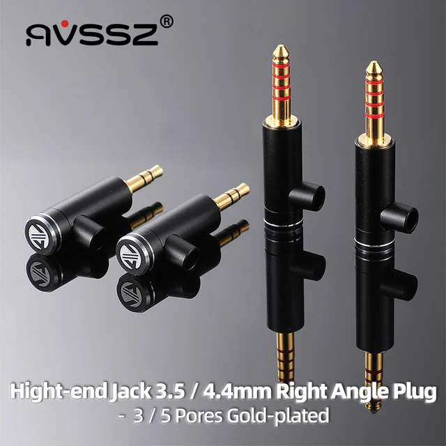 AVSSZ – prise Jack à Angle droit 3.5mm, connecteur de casque stéréo, prise  de soudage Audio