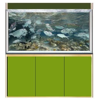 

[JQ-0005] Fish Tank Background HD Ocean Series Aquarium Sticker Mural Decoration Painting Pattern Size Can Be Customized