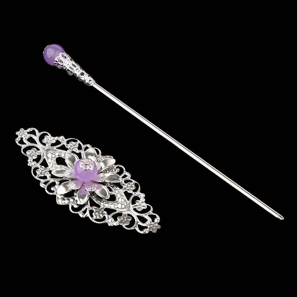 Traditional Chinese Hairpin Rhinestone Antique Hair Sticks Hair Chopsticks Hair Styling Tools Women Headwear