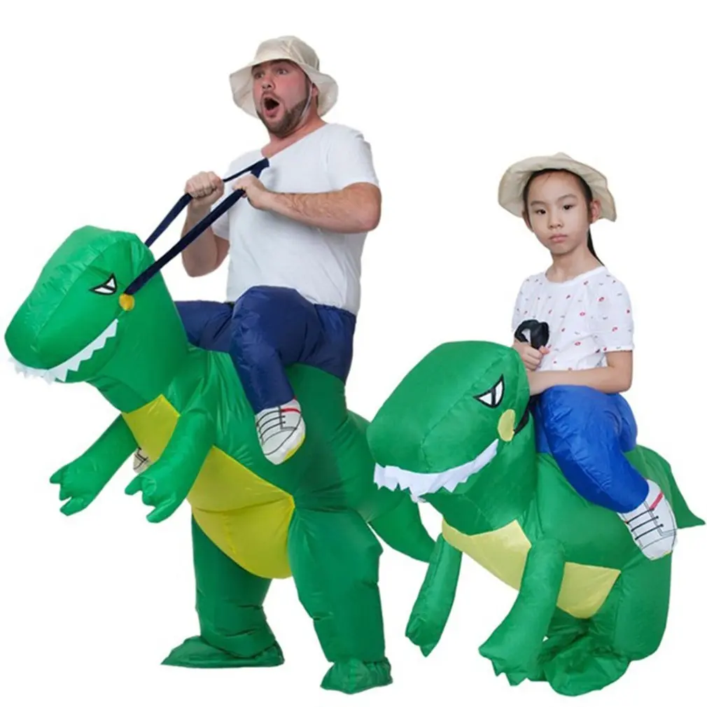 

Inflatable Dinosaur Costume Rex Children Adult Festival Funnny Dress Cosplay Suit Animal Shaped Cosplay Suit