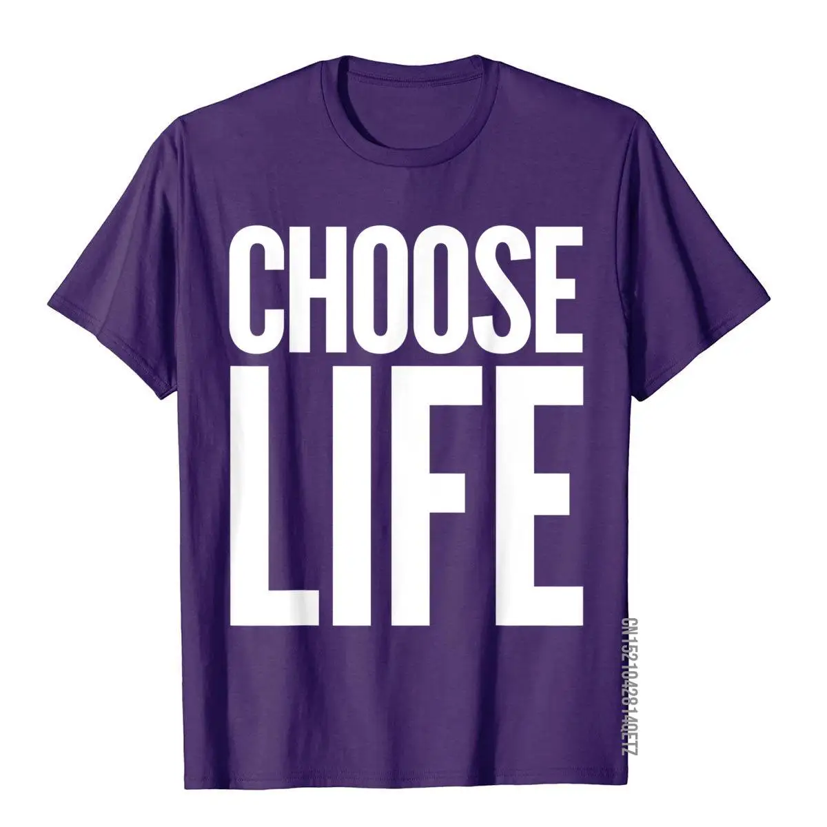 Choose Life Vintage Retro 80s Funny T-Shirt__B10756purple