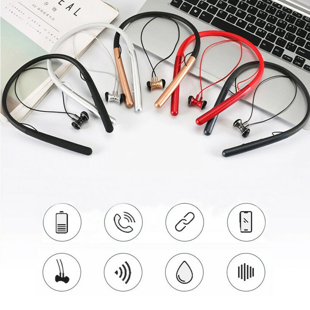 Bluetooth 5,0 наушники XT11 Спорт бег Беспроводная гарнитура с лентой на шею наушники наушник с микрофоном стерео музыка для iPhone Android