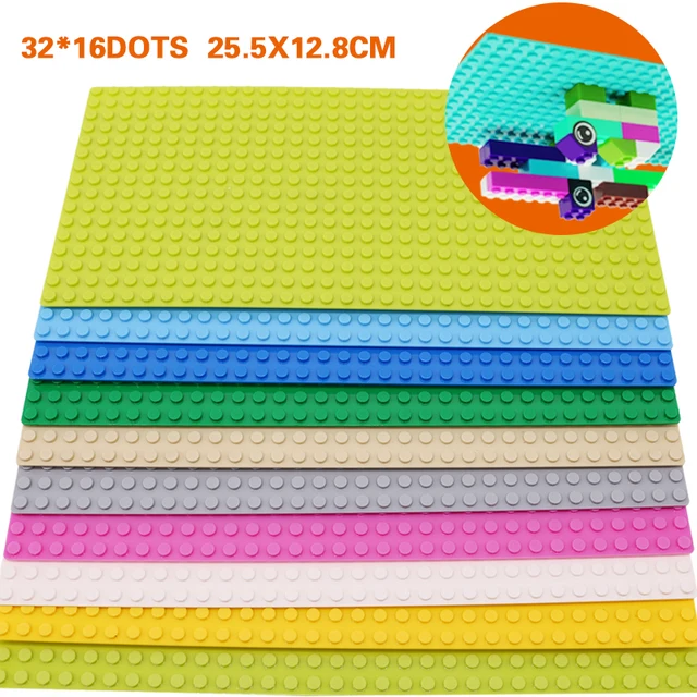 4 Size 33 Styles Plastic Assembly Blocks Base Plates Figures City Classic Toys Building Blocks Baseplates Toys For Children Gift 5