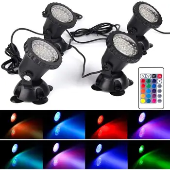 

Waterproof IP68 Lawn Light Color LED Aquarium Lights LED Diving Lights Rockery Spotlights Pool Light Diving Aquarium Spotlights