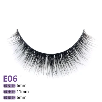 

5 Pairs 3d Mink False Eyelashes Extension Makeup Long Thick Fake Eyelashes E06