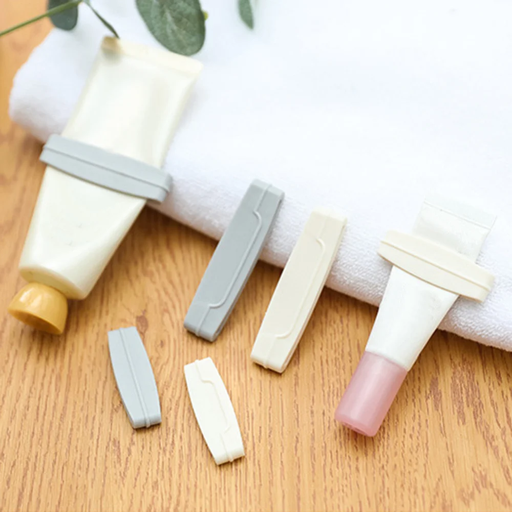 3 Pieces / Set of Portable Toothpaste Squeezer Creative Durable Toothpaste Dispenser Plastic Toothpaste Clip Bath Accessories
