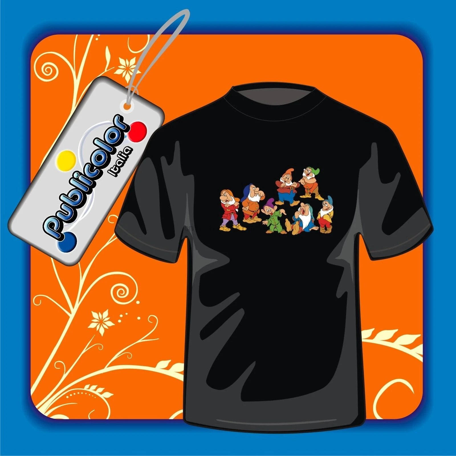 

T shirt Snow White and the 7 Dwarfs by publicoloritalia