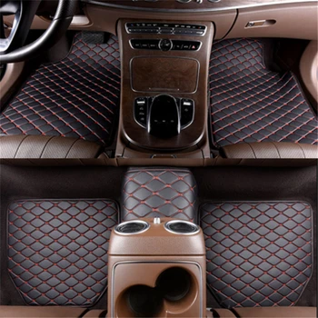 

SJ Universal Waterproof Flat Side Car floor mats Liner For Citroen C4 C-Elysee C-Quatre C2 C3-XR C5 C6 C5-AIRCROSS C4-AIRCROSS