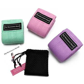 

3 pieces/Lot Sport Yoga Resistance Bands Exercise Set Fitness Hip Circle Loop Work Out Equipment For Legs Thigh