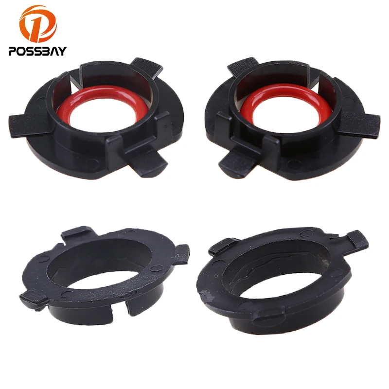 Possbay Black H7 Bulb Holder Socket Adapter Fit Hyundai Kia For Nissan