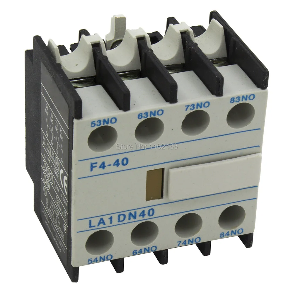 LA1 DN40 F4 40 4 Нет вспомогательного контактного блока для CJX2 LC1 D контактора