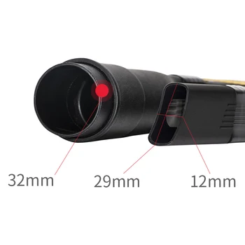 

32/35mm Vacuum Cleaner Long Flat Nozzle Head Suction Flexible Hose For Cars, Desks, Office Desks, Sofas, Beds, Curtains, Window