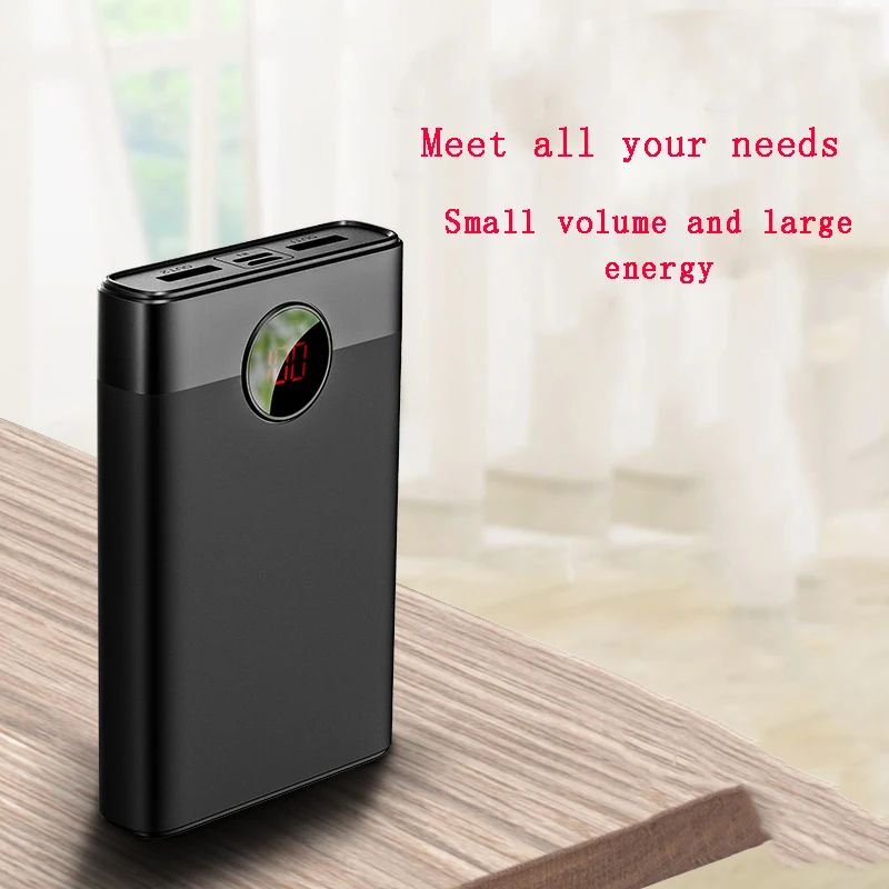Xiaomi power Bank 30000 мАч цифровой дисплей аксессуары для телефонов Двусторонняя Быстрая Зарядка батарея банк аксессуары для телефонов Аккумулятор