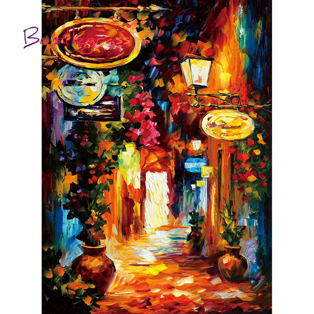 BRISTLEGRASS Wooden Jigsaw Puzzles 500 1000 Pieces Street Corner Educational Toy Collectibles Decorative Painting Art Home Decor street corner symphonies 14 1 cd