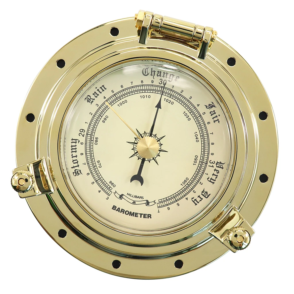 

1 Piece Barometer Barometer Silver For RV Yacht Boat SUV Dial 960 ~ 1060 Hpa Weather Instrument Base Diameter: 5.7 Cm