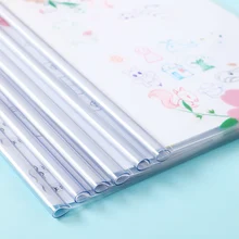 12 шт. А4 Папка для документов Обложка для отчета папки для хранения прозрачные для школы офисные принадлежности канцелярские принадлежности