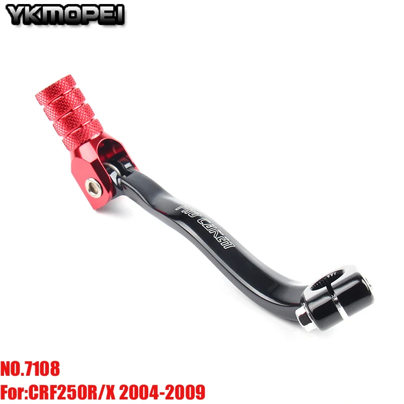 CNC сплав рычаг для коробки передач для CRF250R 04-09 CRF250X 2004-2009 2005 2006 2007 2008 2009 Байк по бездорожью