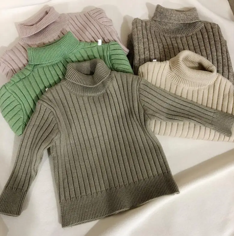new wholesale girls boys knitted sweater autumn winter cotton fashion kids pullover sweater 1-7t HH708