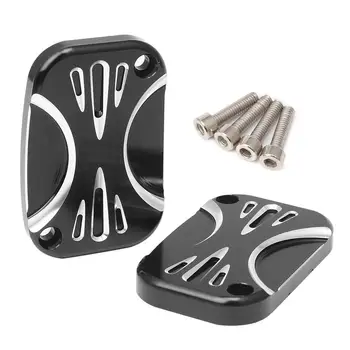 

Motorcycle Front Brake Master Cylinder Cover Hydraulic Clutch Cap Fit For Harley Touring Street Glide FLHX 2008-2016