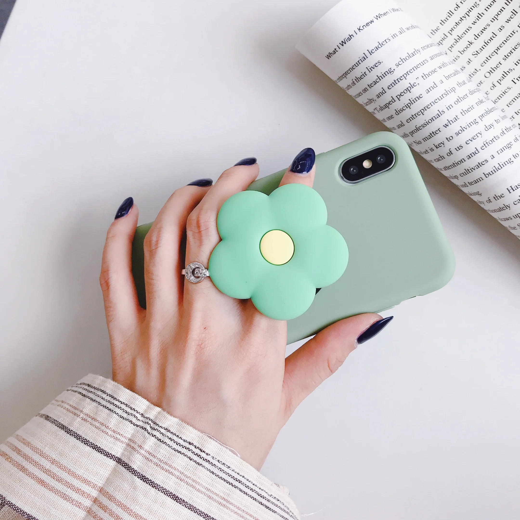 

Cute Flower Cartoon Soft Phone Case for Iphone X XR XS 11 Pro Max 6 7 8 Plus Holder Cover for Samsung S8 S9 S10 A50 Note 8 9 10