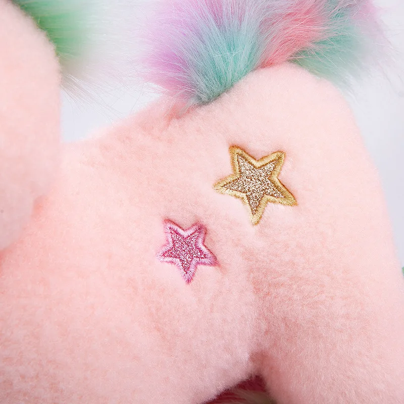 

New Style Cartoon Mythical Creatures Doll Color Unicorn Pony Stuffed Toy Catch-Click Doll Gift Large Amount