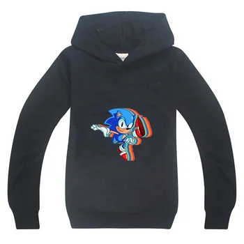 

Kids Clothes Boys Sonic The Hedgehog Hoodies Active Sport Tops Baby Girl Sweatshirt Boy Children Clothing Sweat Fille