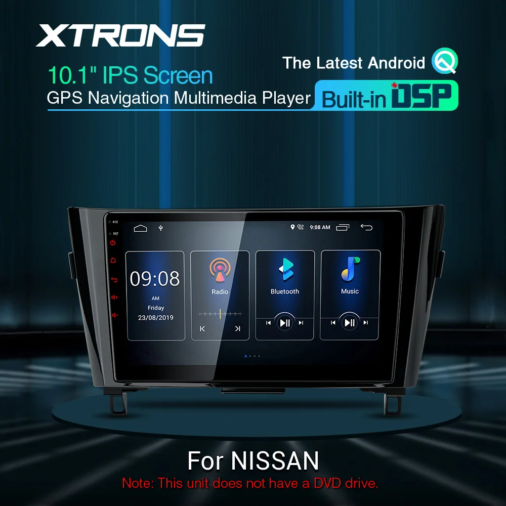 Xtrons 10.1" Builtin Dsp The Latest Android Ips Screen Navigation