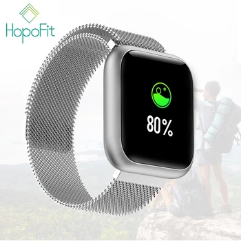 

HopoFit Men Smart Watch Women Waterproof Sport Smart Watch Bluetooth 1.3 inch SmartWatch Fitness Tracker Heart Rate Smart Clock