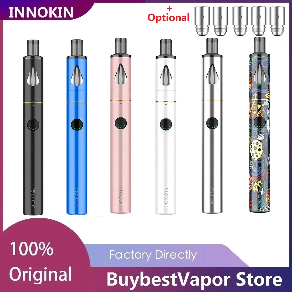Оригинальный комплект Innokin JEM Vape с аккумулятором 1000 мАч и баком 2 мл 1.6ohm 2.0ohm