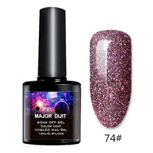 Женский модный дизайн ногтей маникюр красный, желтый, фиолетовый, черный украшения ногтей Блеск 12 пилка для ногтей