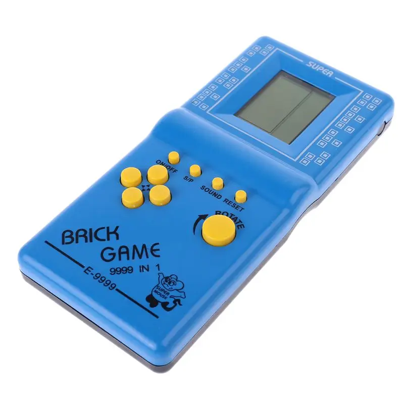 Toy Cubby Retro Classic Electronic Handheld LCD Pocket Tetris Brick Game 
