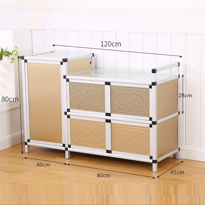 Dolap Kaplama торцевые столы Bestek Lade Sidebord Capbords алюминиевый сплав Mueble Cocina Шкаф Кухонная мебель шкаф