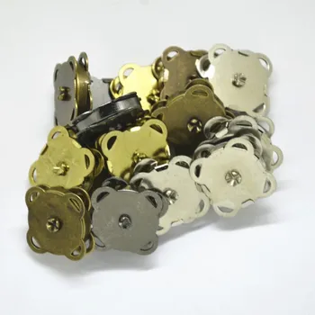 

Metal Magnetic Buckles Snaps Fasteners Press Button For Overcoat Bag Garment Accessories Scrapbooking Sewing On DIY 50pcs