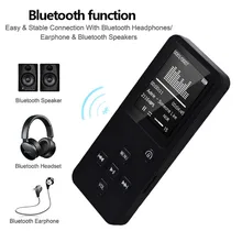 Новинка 1," TFT 4G/8G/16 GB/32 GB Bluetooth MP3 плеер HiFi MP4 плеер спортивный мини-динамик Walkman FM рекордер ручка, с TF/SD слотом