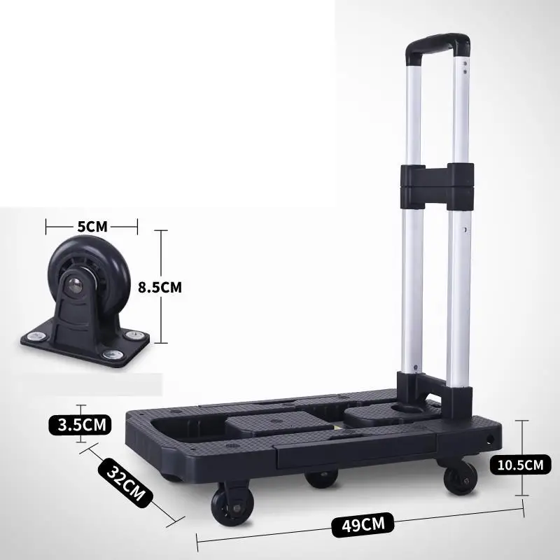 Number 20 Тележка для покупок carito Cocina Carro Plegable Table De Courses Avec roulets Тележка для покупок Roulant Carrello Cucina Кухонная Тележка - Цвет: Number 20