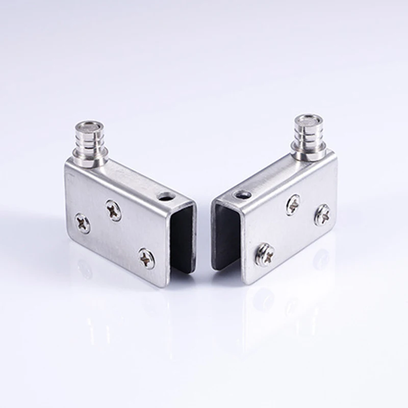 Stainless Steel Glass Hinges Glass Pivot Clamps Door Hinges 4 sizes for 5-8mm/10-12mm Glass Door 4pcs stainless steel hinges,door hinges