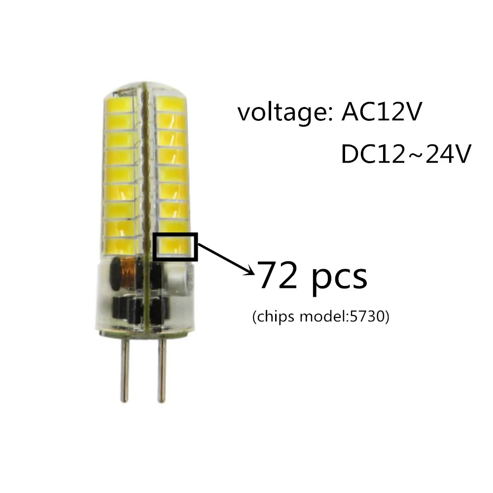 Multi-Voltage LED Light Bulb with 5730-72SMD Technology