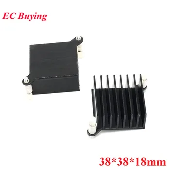 

5pcs Heatsink 38*38*18mm Cooling Accessories DIY 38x38x18mm Heat Sink CPU GPU IC Memory Chip Aluminum Extruded Cooler Radiator