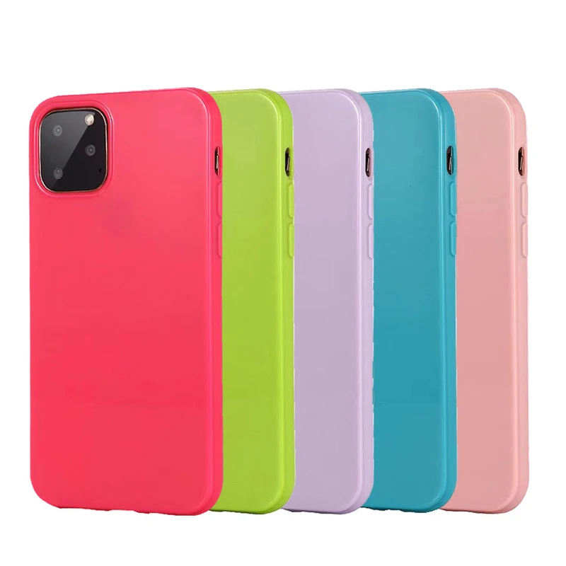 

Candy Color Silicone Case for iphone 11 11Pro Max soft tpu case for iphone X XR XS Max 6 6s 7 8 Plus Phone Case