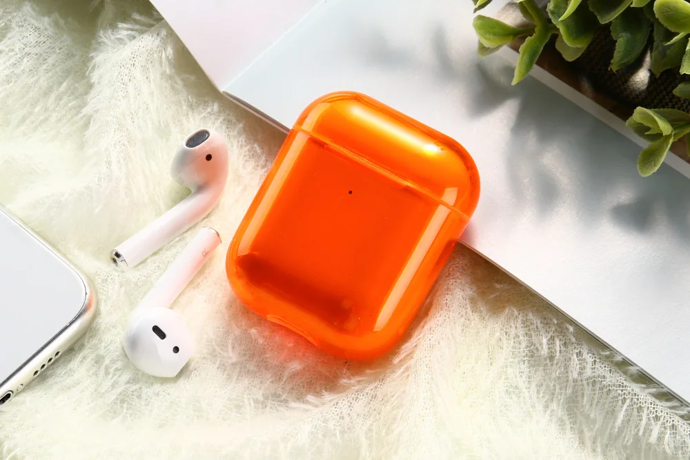 Чехол карамельного цвета для AirPods, чехол, Роскошный милый прозрачный жесткий чехол на AirPods Apple, чехол, протектор для Air Pod, чехол s, чехлы