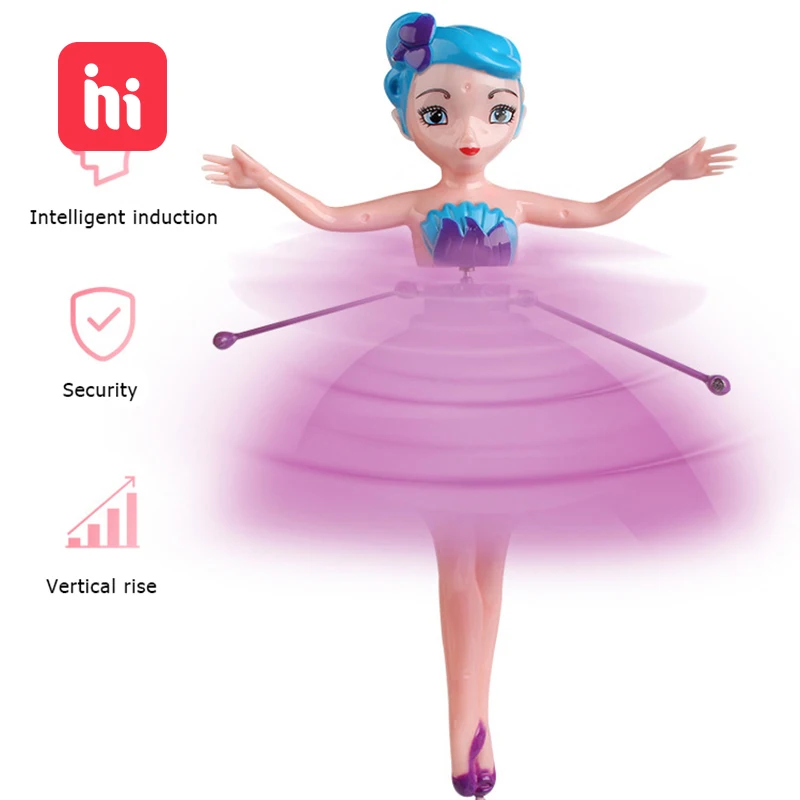 Flyings Luminous Princess Cute Dolls fairy RC Toy Infrared Induction drone RC Helicopter Fly Quadcopter Drone Kids Toys Flyings Luminous Princess Cute Dolls fairy RC Toy Infrared Induction drone RC Helicopter Fly Quadcopter Drone Kids Toys
