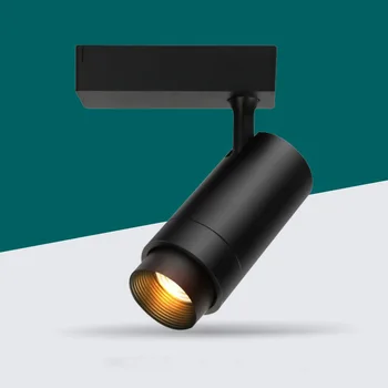 

COB Led Zoom Track Lights CREE Track Accessories Museum Art Gallery Exhibition Hall Ceiling Mounted Rail Spotlights showroom